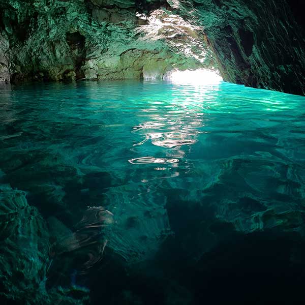 Amazing Cave visited on calanques excursion