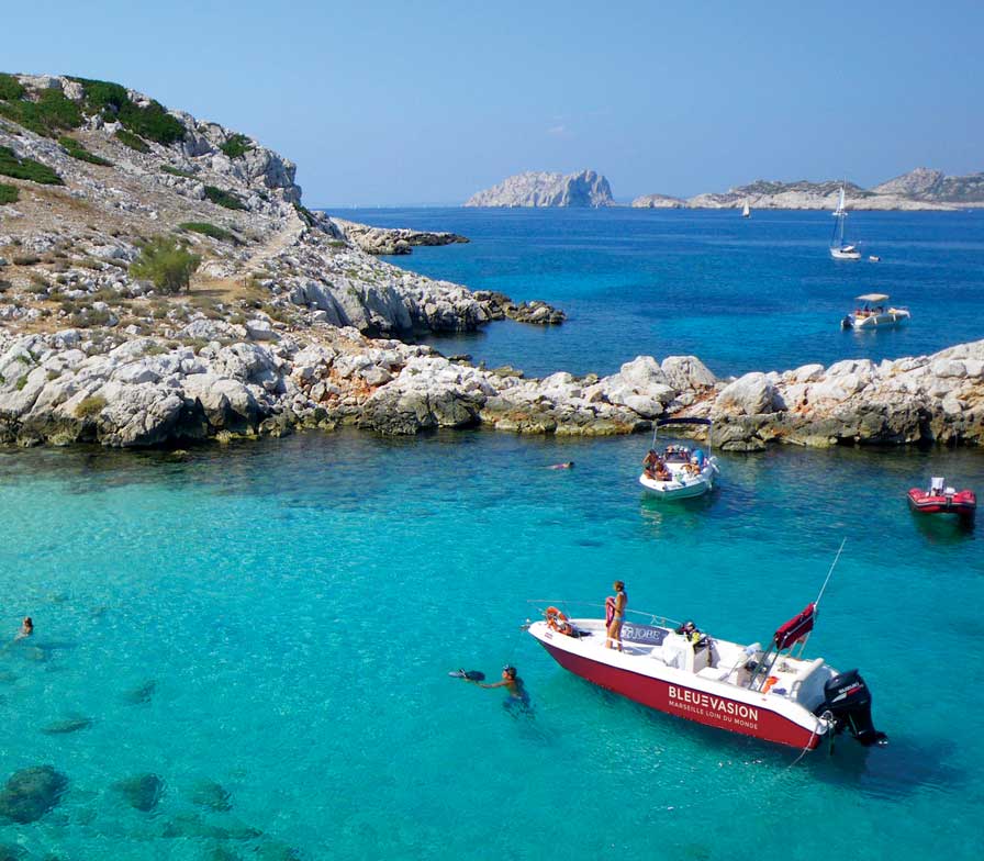 Boat tour of Riou Calanque