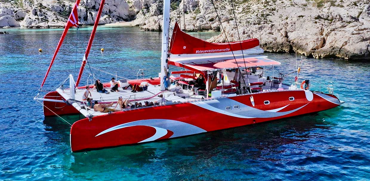 Catamaran for Calanques