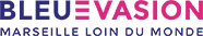 Logo Bleu Evasion Calanques color