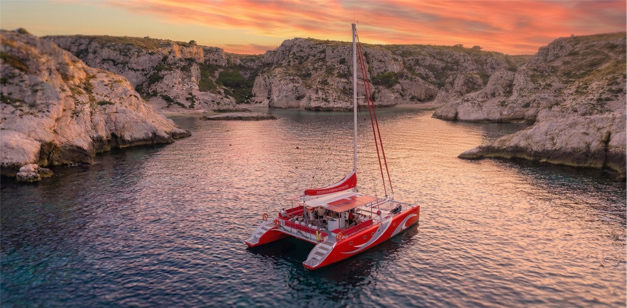 catamaran rental with skipper in Marseille